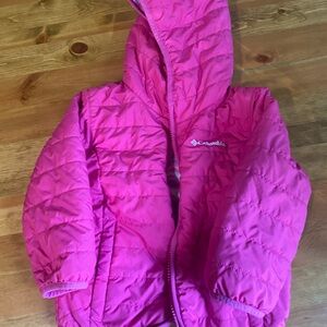 Columbia Pink Puffer Jacket